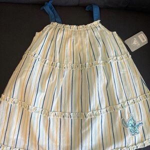 Disney Blue and White Dress